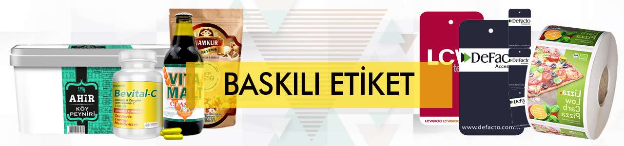 baskılı etiket