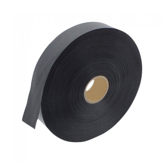 25 mm x 250 m Birinci Kalite Siyah İngiliz Saten 