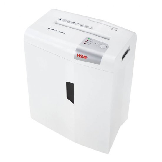 HSM X 6Pro 2X15 (P5) 20 Litre Hacimli Zımba, CD, Evrak ve Kredi Kartı İmha Makinesi