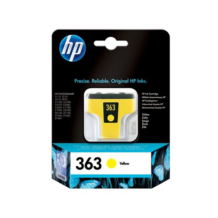 HP 363 Sarı (Yellow) Kartuş C8773E